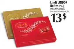 Provigo LINDT LINDOR BOÎTES, 156 g offer
