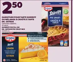Provigo SHIRRIFF PIE FILL OR DR. OETKER PIE CRUST MIX, 111-260 G offer