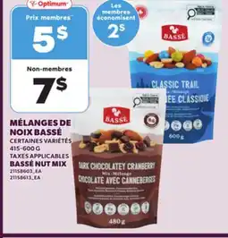 Provigo BASSÉ NUT MIX, 415-600 G offer