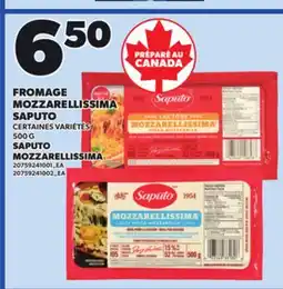 Provigo FROMAGE MOZZARELLISSIMA SAPUTO, 500 G offer