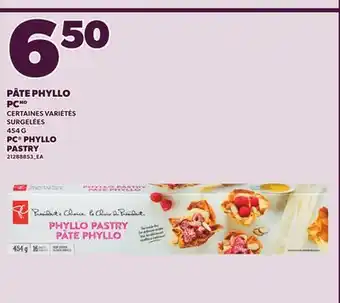 Provigo PC PHYLLO PASTRY, 454 G offer