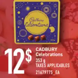 Provigo CADBURY CELEBRATIONS, 353 g offer