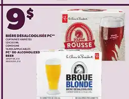 Provigo PC DE-ALCOHOLIZED BEER, 12X355 ML offer
