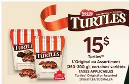 Provigo TURTLES ORIGINAL OR ASSORTED, (350-300 G) offer