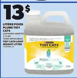 Provigo TIDY CATS LIGHT WEIGHT LITTER, 2,72 KG offer