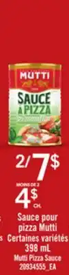 Provigo MUTTI PIZZA SAUCE, 398 mL offer