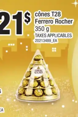 Provigo CÔNES T28 FERRERO ROCHER, 350 g offer