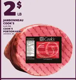 Provigo COOK'S PORTION HAM offer