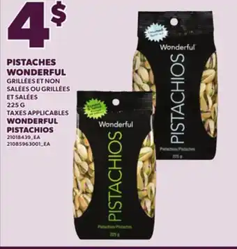 Provigo WONDERFUL PISTACHIOS, 225 G offer
