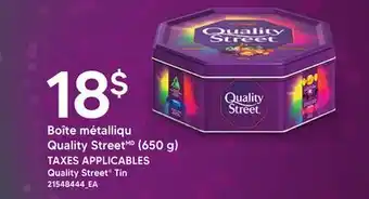 Provigo QUALITY STREET TIN, (650 G) offer