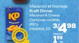 Provigo KRAFT DINNER MACARONI & CHEESE, 200 g offer
