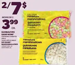Provigo NO NAME MARSHMALLOWS, 400 G offer