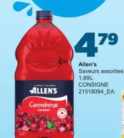 Provigo ALLEN'S SAVEURS ASSORTIES, 1,89L offer