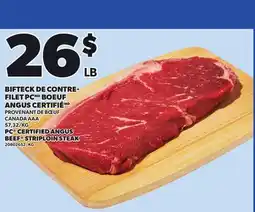 Provigo BIFTECK DE CONTRE-FILET PC BOEUF ANGUS CERTIFIÉ offer