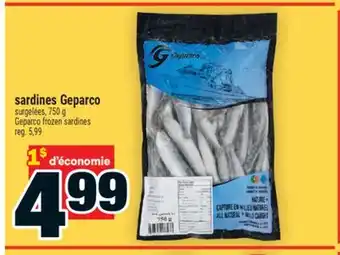 Super C sardines Geparco | Geparco frozen sardines offer