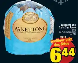 Super C panettone aux fruits San Paolo | San Paolo fruit panettone offer