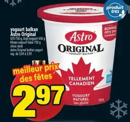 Super C yogourt balkan Astro Original | Astro Original balkan yogurt offer