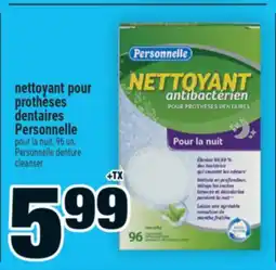 Super C nettoyant pour prothèses dentaires Personnelle | Personnelle denture cleanser offer