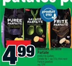 Super C POMMES DE TERRE PARFAITE | PARFAITE POTATOES offer