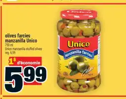 Super C olives farcies manzanilla Unico | Unico manzanilla stuffed olives offer