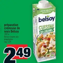 Super C préparation crémeuse de soya Belsoy | Belsoy creamy soy preparation offer