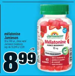 Super C mélatonine Jamieson | Jamieson melatonin offer