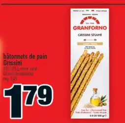 Super C bâtonnets de pain Grissini offer