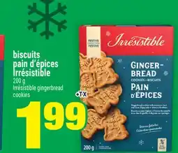 Super C biscuits pain d'épices Irrésistible | Irrésistible gingerbread cookies offer