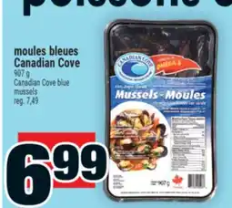 Super C moules bleues Canadian Cove | Canadian Cove blue mussels offer