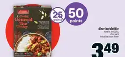 Super C Dîner Irrésistible | Irrésistible frozen dinner offer