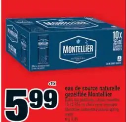 Super C eau de source naturelle gazéifiée Montellier | Montellier carbonated natural spring water offer