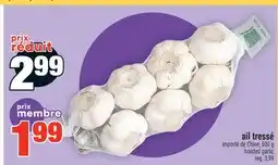 Super C ail tressé | braided garlic offer