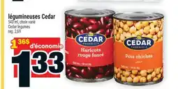 Super C légumineuses Cedar | Cedar legumes offer