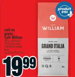 Super C café en grains Café William | Café William coffee beans offer