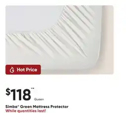Dormez Vous Simba Green Mattress Protector offer