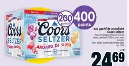 Super C eau gazéifiée alcoolisée Coors seltzer | Coors seltzer alcoholic carbonated water offer