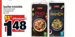 Super C bouillon Irrésistible | Irrésistible broth offer