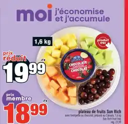 Super C plateau de fruits Sun Rich | Sun Rich fruit tray offer