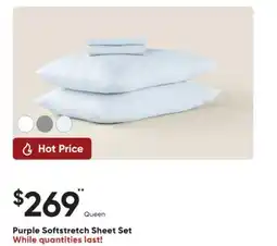 Dormez Vous Purple Softstretch Sheet Set offer