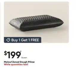 Dormez Vous Malouf Zoned Dough Pillow offer