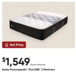 Dormez Vous Sealy Posturepedic Plus DBS 2 Mattress offer