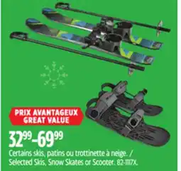 Canadian Tire H2O Selected Skis, Snow Skates or Scooter offer