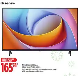Canadian Tire VIDAA Smart TV offer