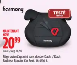 Canadian Tire Dash Backless Booster Car Seat offer