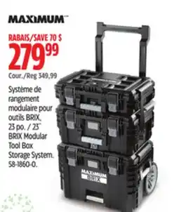 Canadian Tire 23˝ BRIX Modular Tool Box Storage System offer