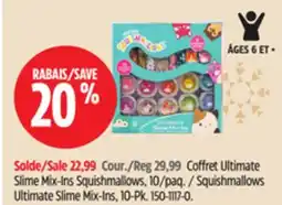 Canadian Tire Squishmallows Ultimate Slime Mix-Ins, 10-Pk offer
