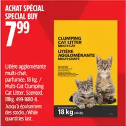 Canadian Tire Multi-Cat Clumping Cat Litter, Scented offer