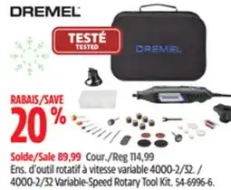Canadian Tire Dremel Variable-Speed Rotary Tool Kit offer