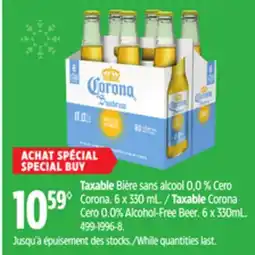 Canadian Tire Taxable Corona Cero 0.0% Alcohol-Free Beer offer