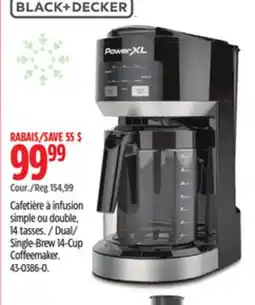 Canadian Tire Dual/ Single-Brew 14-Cup Coffeemaker offer